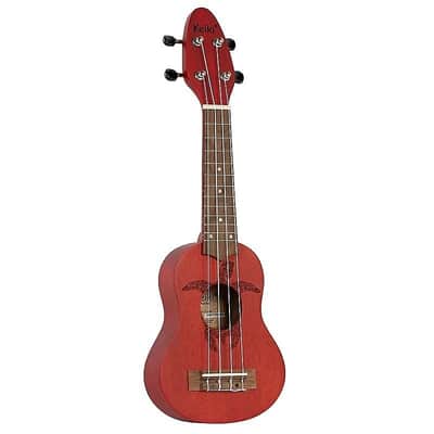 Ortega Guitars K1-RD  Keiki Sopranino Ukulele in Red image 1