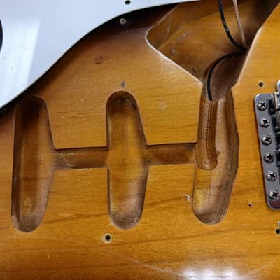 Investment Grade 1957 Fender Sunburst Stratocaster w/ Original Hard Shell Case image 14