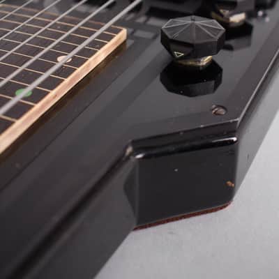 Epiphone  Electar Model M 7-string Lap Steel Electric Guitar (1938), ser. #1668, original tweed hard shell case. image 15