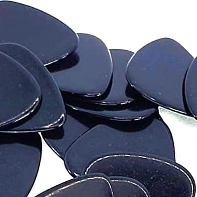 Squier Modders 15-Pack  0.75mm Thick (SOFT) Pick - Black image 2