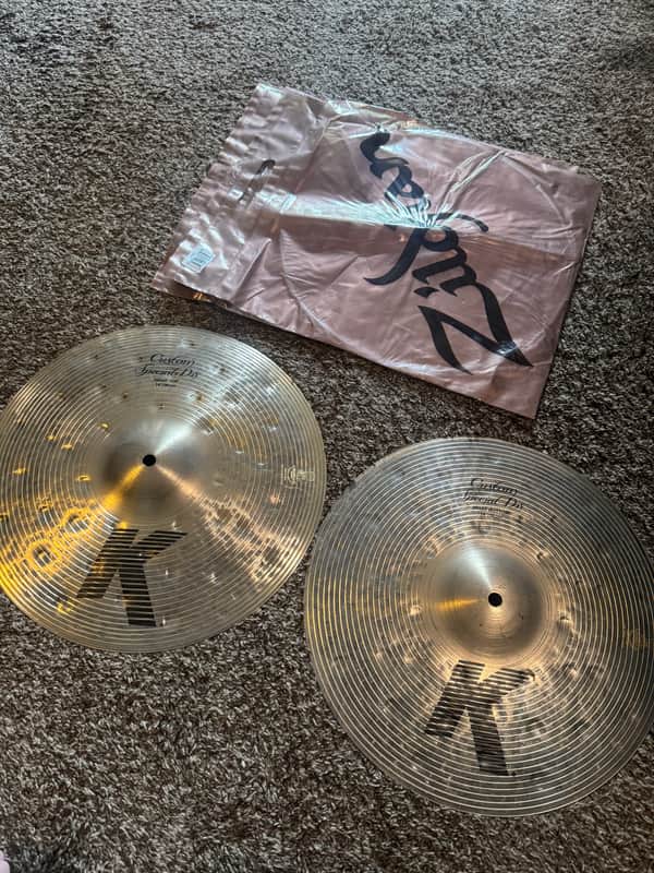 Zildjian 14" K Custom Special Dry Hi-Hat Cymbals (Pair) 2002 - Present - Traditional image 1
