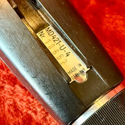 Sennheiser MD421-u-4 dynamic microphone original vintage 1970’s original vintage Germany mic image 3