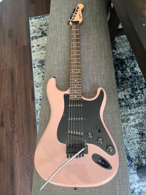 Hondo Fame 760 1980s - Pink w/Matching Headstock RARE image 1