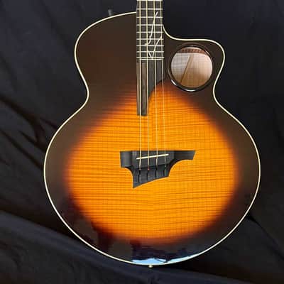 Taylor Klein AB-4 Acoustic Bass 2002 - Sunburst image 3