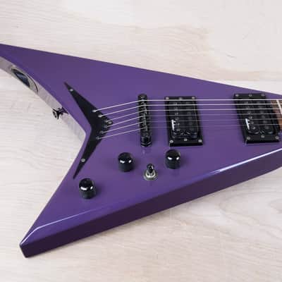 Jackson Randy Rhoads V RR Standard MIJ Neck Thru 1993 Blue Purple Japan w/ Bag image 4