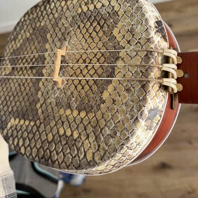 Mongolian Shanz/Shadruga (like Sanxian/Shamisen) – Fretless Folk Banjo image 13