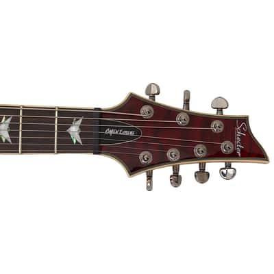 Schecter Omen Extreme-7 guitar in Black Cherry B-Stock 0408 image 5