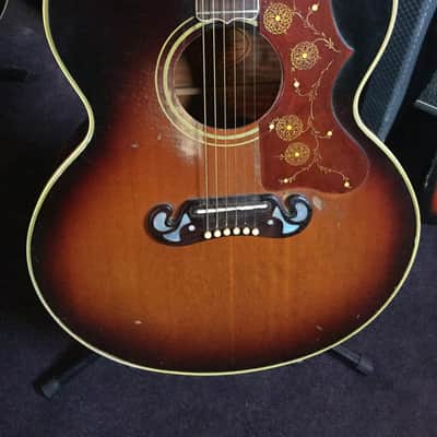 Gibson J-200 Acoustic Guitar 1964 Tobacco Burst image 2