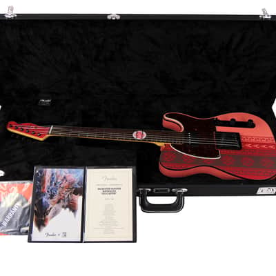 Fender Monster Hunter Rathalos Telecaster RW (Rathalos Red) #382 B-stock image 16