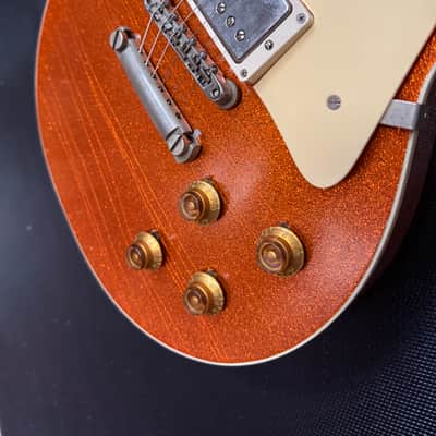 Gibson Mint 2025 Gibson Custom Shop Limited Edition Murphy Lab '57 Les Paul - Orange Sparkle image 7