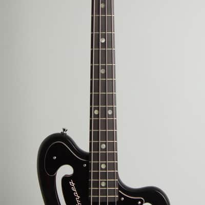 Ampeg AMB-1 Electric Bass Guitar (1969), ser. #000585C, original black hard shell case. image 8