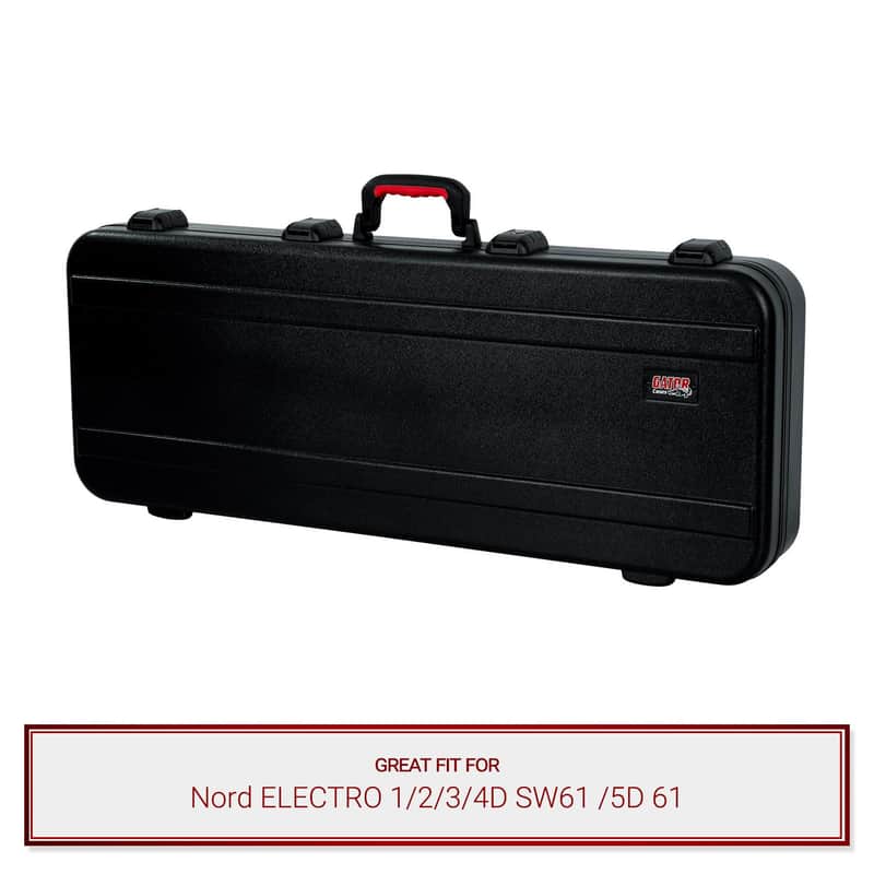 Gator Keyboard Case fits 61-Key Nord ELECTRO 1/2/3/4D SW61 /5D 61 image 1