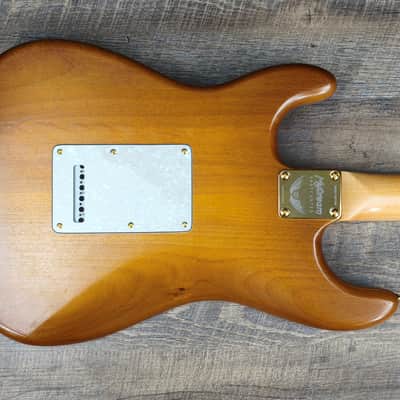 MyDream Partcaster Custom Built - Honey Burst Gold Short Scale JM Dippers image 9