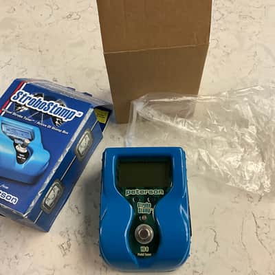 Peterson VS-S StroboStomp Pedal Tuner 2000s - Blue image 4