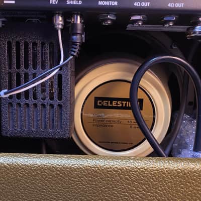Mint MINT ! 2024 Gibson Falcon 5 1x10 Combo - Bizarre Guitar 50th Anniversary Limited Edition - Gold Top Vinyl Oxblood Grille - Celestion Creamback Speaker - Authorized Dealer image 13