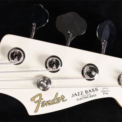 Fender FSR  Jazz 66 Reissue Japan Electric Bass Guitar 2013 Olympic White image 3