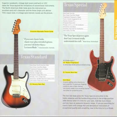 1998 Levinson Blade Texas Special MIJ Strat Style image 7