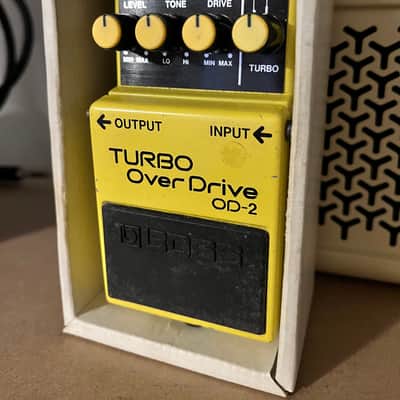 Boss OD-2 Turbo OverDrive (Black Label) 1985 - Yellow image 1