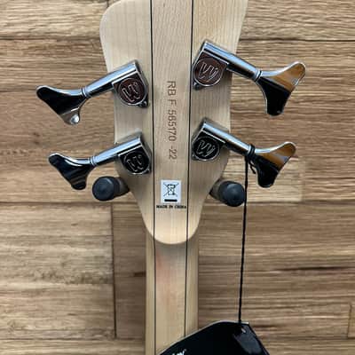 Warwick Rockbass Streamer LX-4 4- string Active bass -Natural Satin 7lbs 8oz. W/soft bag. New! image 16