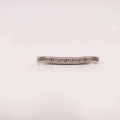 Rare Kluson Aluminum Wraparound Bridge Lightweight Brushed Finish – Late 1990s–Early 2010s Gibson Les Paul Custom Standard Tailpiece Stop Bar image 6