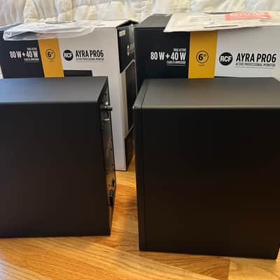 RCF AYRA PRO 6 2-Way 6" Active Studio Monitor (Pair) Black image 3