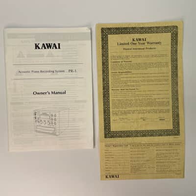 Kawai PR-1 Acoustic Piano Recording System w/ Piano Mics, Cables, Box & Manual image 16
