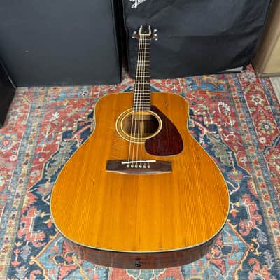 1972 Yamaha FG-160 Wide Nut Acoustic w/Vintage Yamaha Hard Case image 12