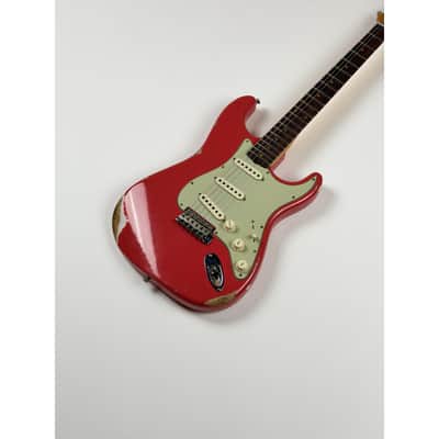 Fender CUSTOM SHOP LTD 62 STRATOCASTER RELIC FIESTA RED 2023 - Relic Fiesta Red image 2
