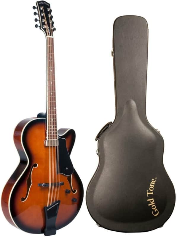 Gold Tone Acoustic Electric Mandocello, Mandolin Cello Hybrid Instrument w/Case image 1