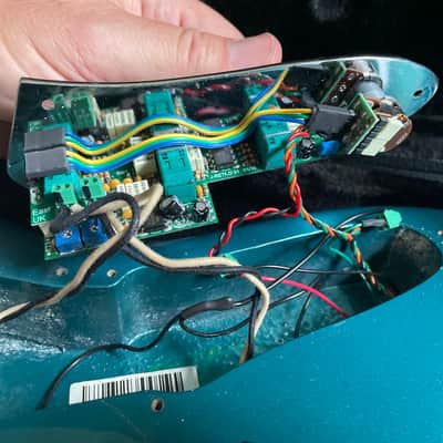 Fender American Elite Jazz Bass V 2016 - 2019 - Ocean Turquoise image 3