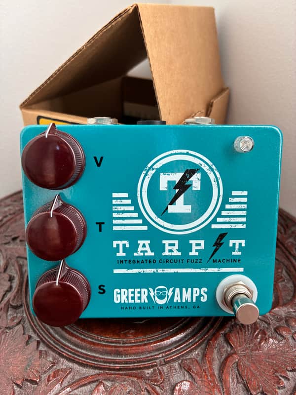 2018 Greer Amps Tarpit Fuzz Teal Mint Condition Great Big Muff Tones image 1