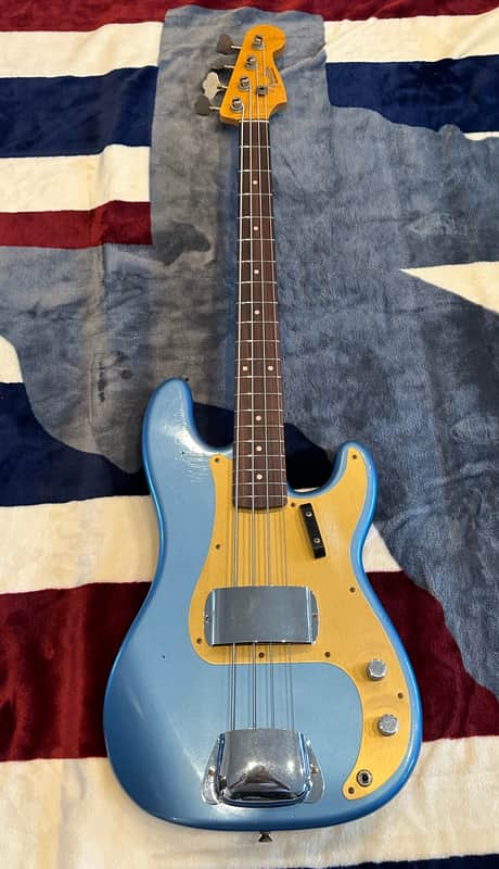 Fender Custom Shop 1959 Precision Bass Journeyman Relic Lake Placid Blue image 1