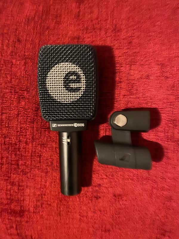 Sennheiser e906 Supercardioid Dynamic Instrument Microphone 2004 - Present - Black image 1