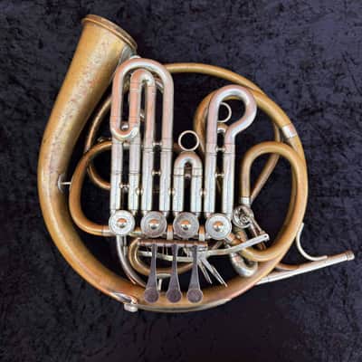 Paxman 40L Bb/High F Descant Horn - Gold Brass - Detachable Bell - Unlacquered Finish - Serial #: 118413L (*AS-IS*) image 5