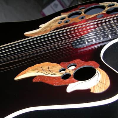 Ovation Adamas 1598MERB 12 String Acoustic Ruby Burst image 1