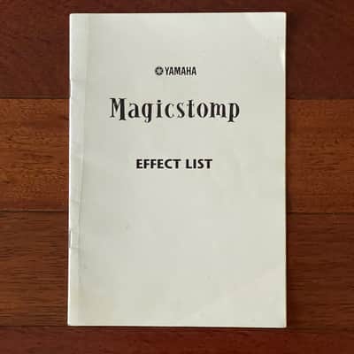 Yamaha Magicstomp Rare UB99MK2 Firmware 2.10 + Holdsworth Patches + Original Power Supply image 8