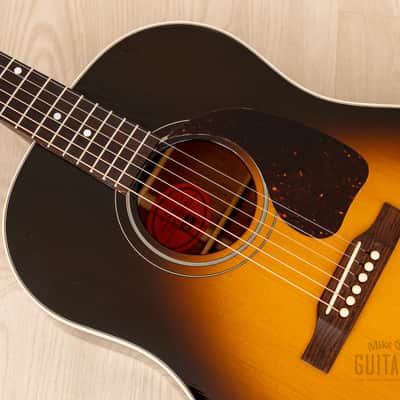 1996 Gibson J-45 Banner Logo Vintage Reissue Dreadnought Acoustic Guitar w/ Case & Tags, Yamano image 8