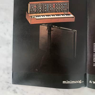 Moog Mini moog brochure catalog  1974 image 2