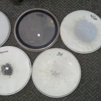 used Miscellaneous lot of 13 14" drum heads image 8