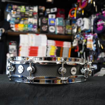 DW Collector's Series Pi - Carbon Fiber - 3.14" x 14" Piccolo Snare Drum image 7