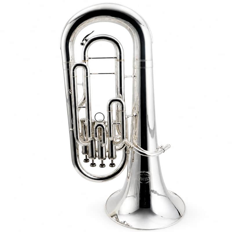 Jupiter JEP-470S Intermediate Bb Euphonium in Silver Plate SN D01052 image 1