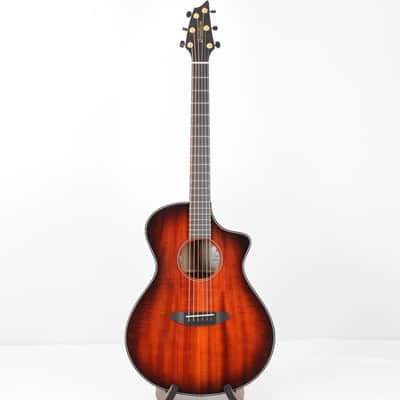 Breedlove Oregon Concert CE Bourbon Burst, Myrtlewood/Myrtlewood image 2