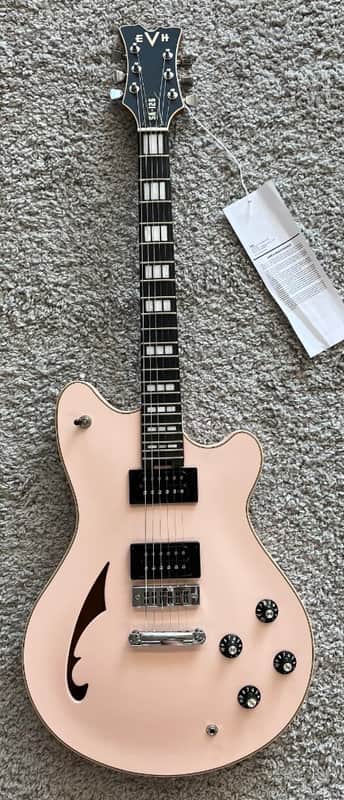 Mint EVH Limited Edition SA-126 Special, Ebony Fingerboard, Satin Shell Pink image 1