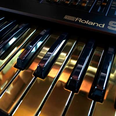 Roland SH-101  black & gold custom by ghostinmpc image 3