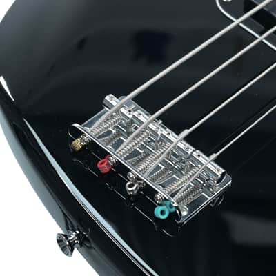 Squier Affinity Series Jaguar Bass H MN Black image 11