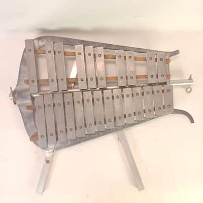 Marching Bell Lyra Glockenspiel Xylophone Vintage Large Size Frame Backing Bars image 1