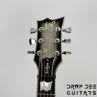 ESP Original Series Eclipse Custom Electric Guitar w/ Case - Silver Liquid Metal Burst image 13