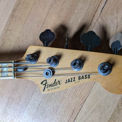 Fender Jazz Bass 1977 - Olympic White image 2