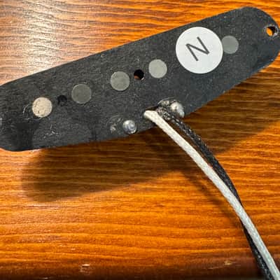 Stratocaster Single coil Guitar Madness Neck Pickup Premium Alnicos A5 Flat Poles Stratocaster® Neck Pickup Cream image 3