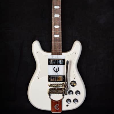 Epiphone Crestwood Custom Tremotone 2021 - Polaris White image 3